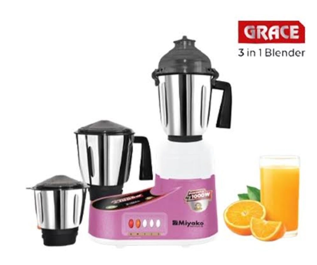 Picture of 1000 WATT Miyako Grace 3 in 1 Premium Blender 