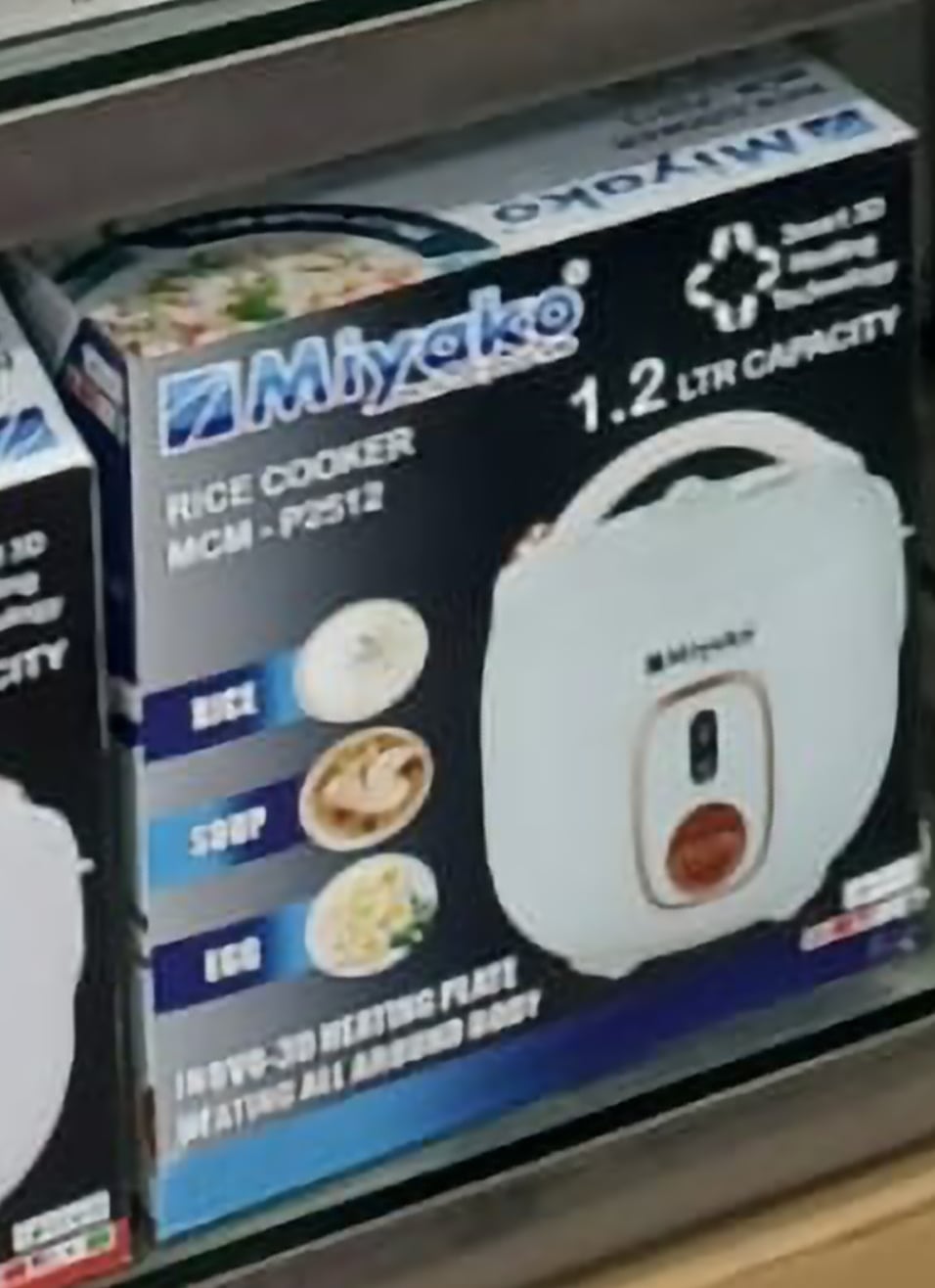 Picture of Miyako 1.2 Liter Smart 3D Rice Cooker MCM-P2512 Multicolor