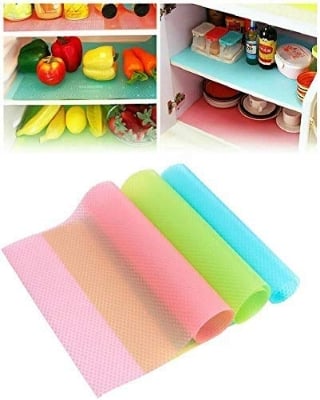 Picture of Washable Refrigerator Mats, Waterproof Fridge Mats, Drawer Mats