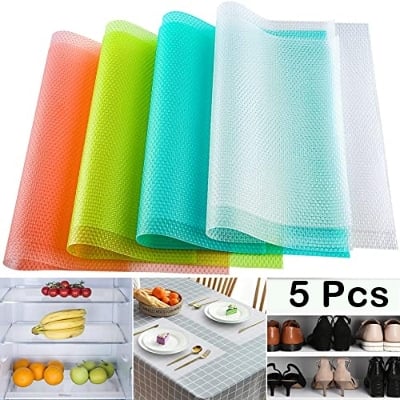 Picture of 5PCS/Set Refrigerator Pad Moisture Silicone Pad Refrigerator Mats Fridge Waterproof