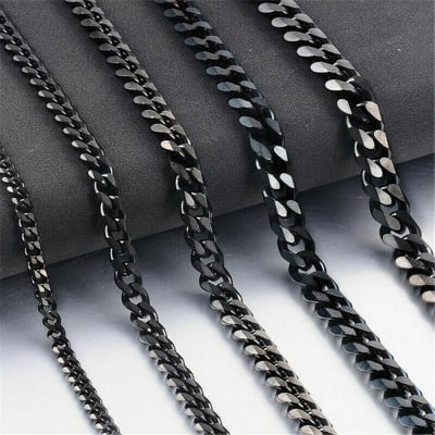 Picture of Black Fashion Chain Design For Male - Black