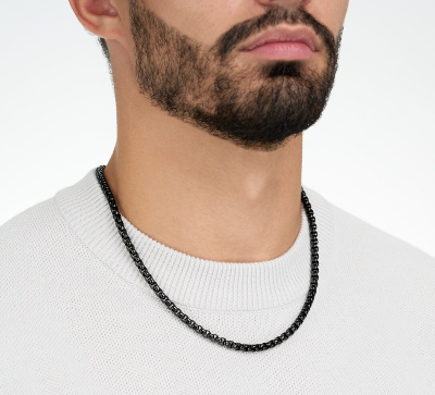 Picture of Glack Stainless Steel Chain For Men - Black