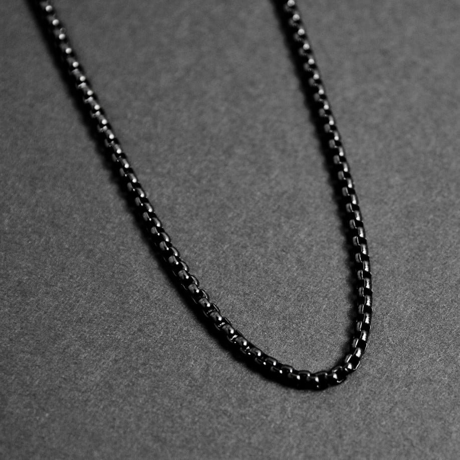 Picture of Titanium Stainless Steel Chain For Men - Black