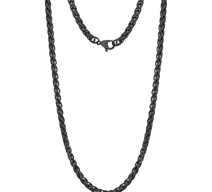 Picture of Black Fashionabl Chain Necklace For Men- Black Chain For man's - Black