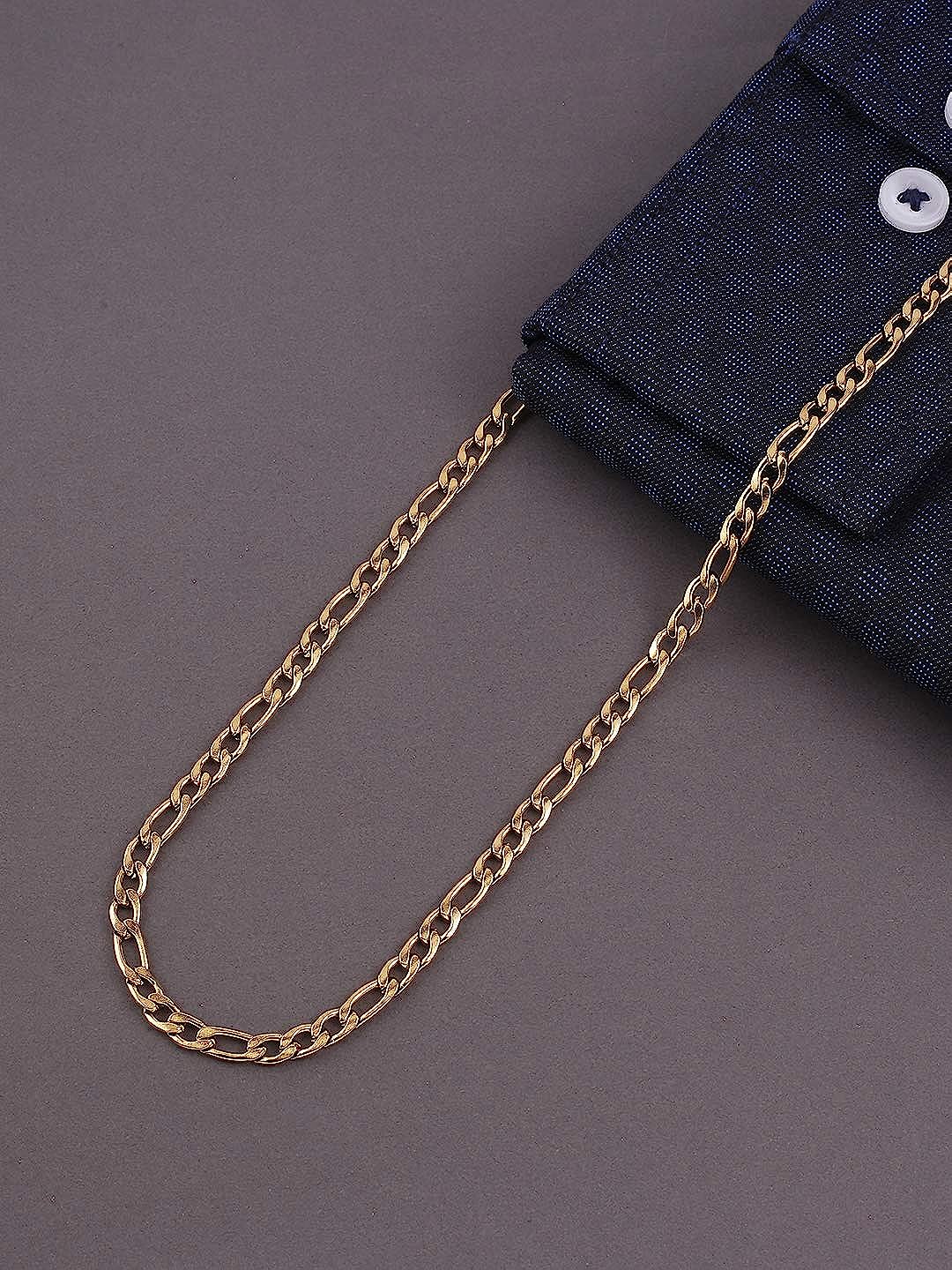 Picture of Golden Neck Chain Design For Male - Gold