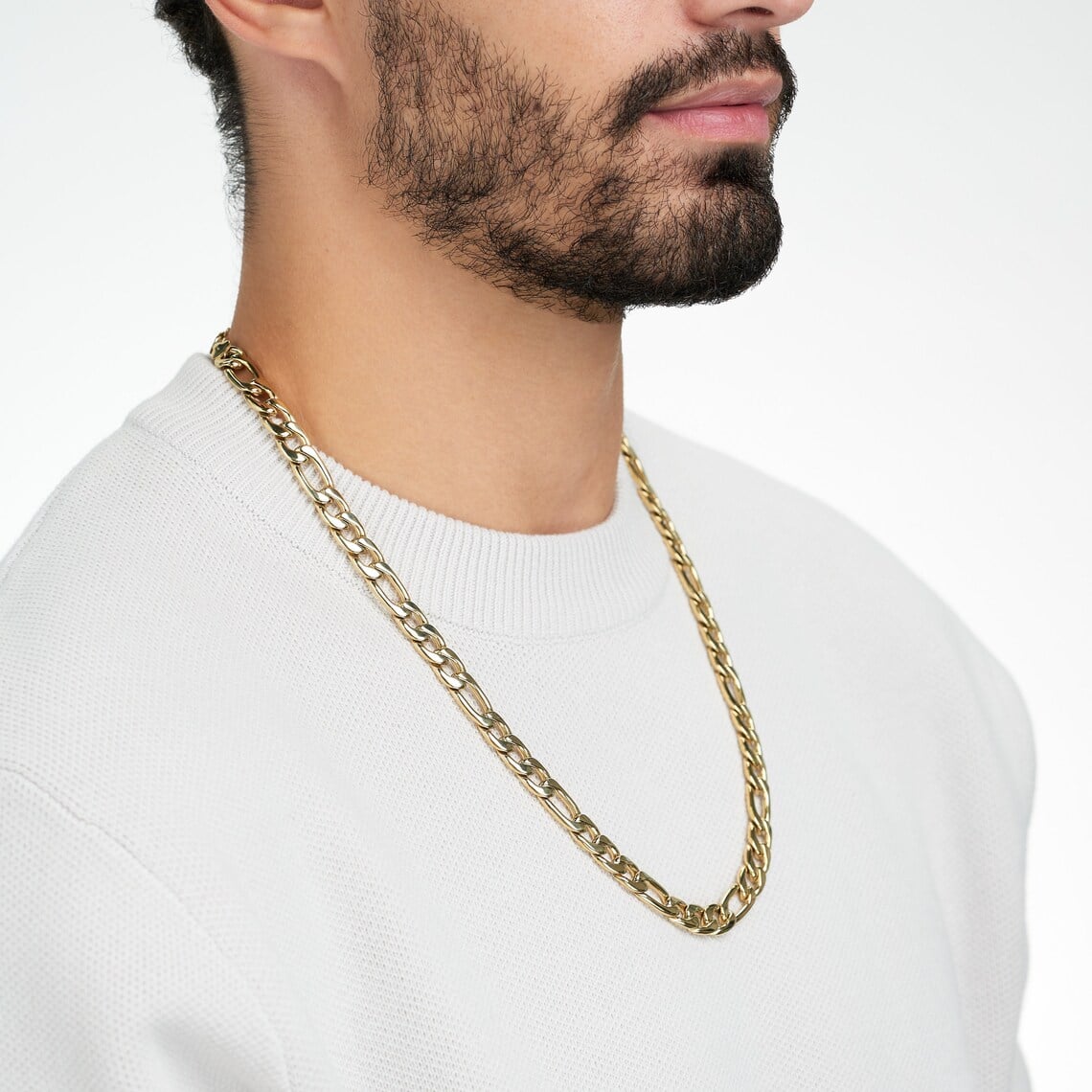 Picture of Titanium Stainless Steel Chain For Men - Gold