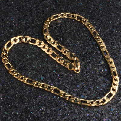 Picture of Chain Necklace For Men- Golden Chain  For Man - Gold