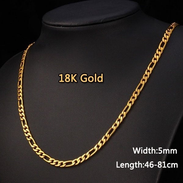 Picture of Chain Necklace For Men- Golden Chain  For Man - Gold