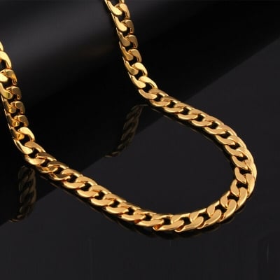 Picture of Fashion Steel Chain For Men & Women - Gold