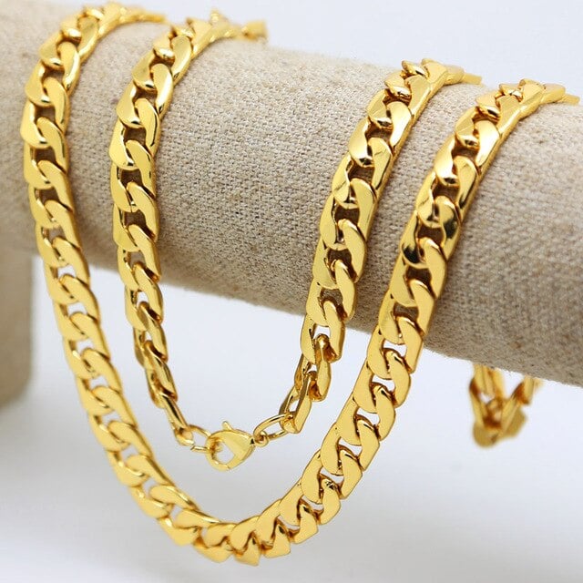 Picture of Fashion Steel Chain For Men & Women - Gold