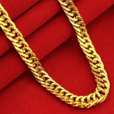 Picture of 100% Stainless Steel Golden Chain For Men - Gold