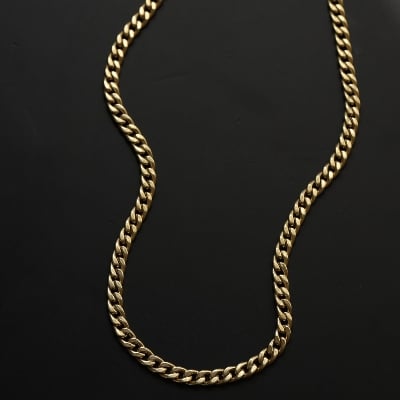 Picture of Chain Necklace For Men- Golden Chain For Man & Women - Gold