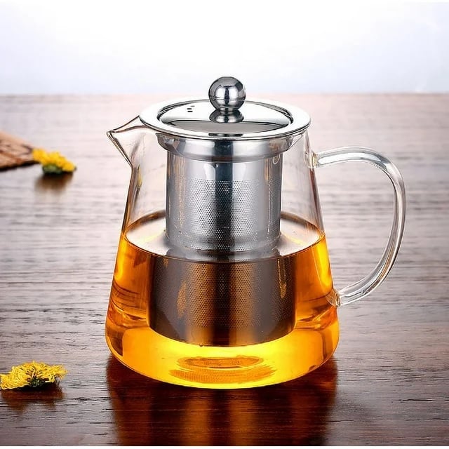 Picture of Clear Glass Tea Or Coffee Kettle 74-2 Multicolor