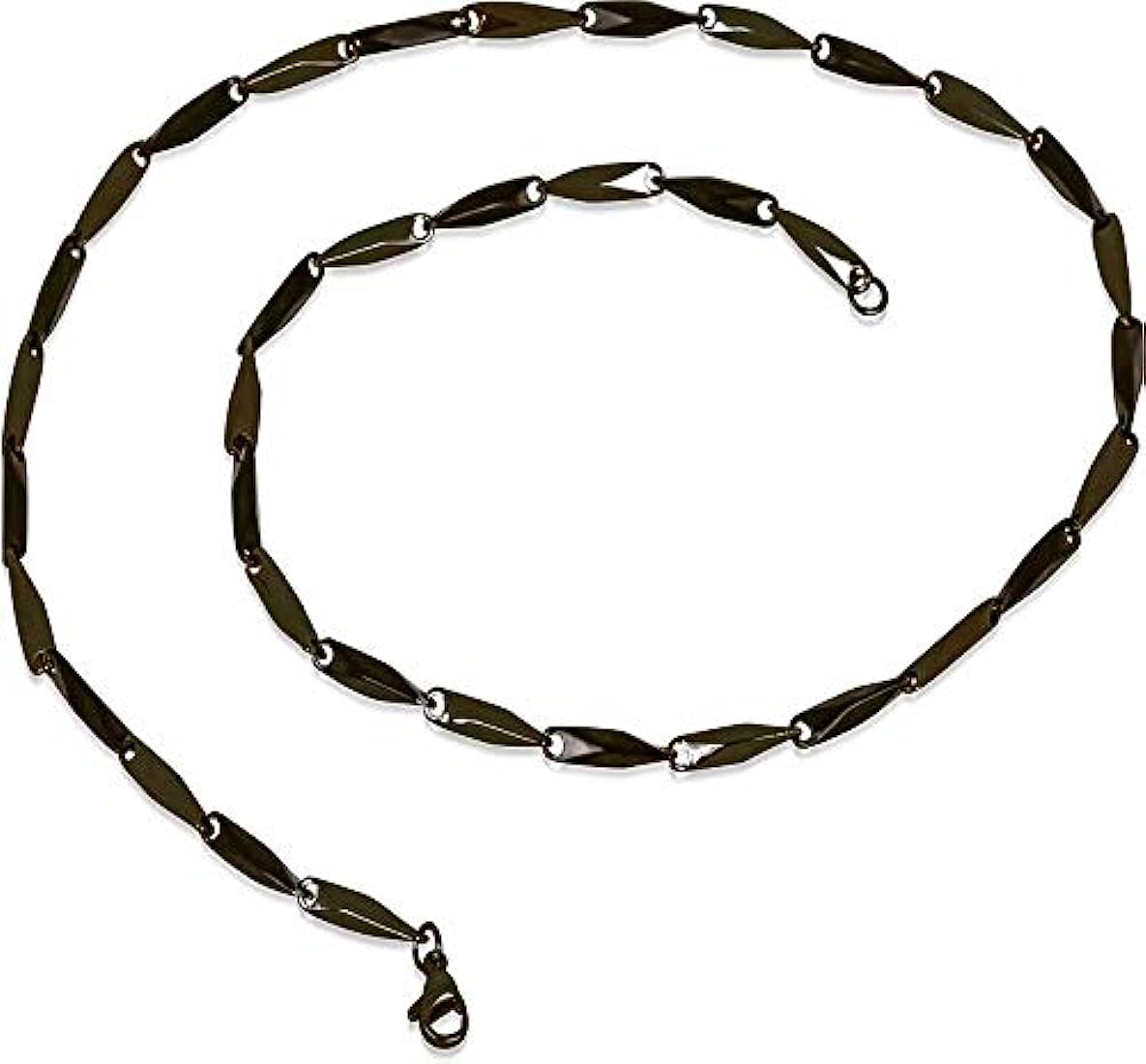 Picture of Fashion Black Ricce Chain For Man & Women - Black