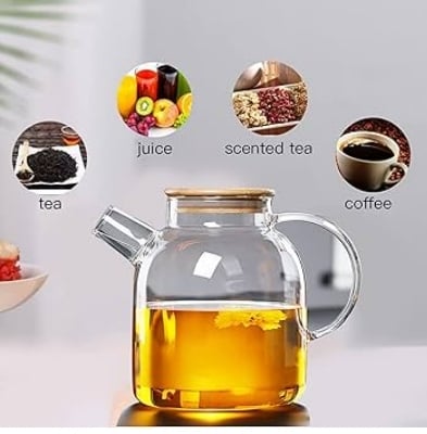 Picture of Clear Glass Tea / Coffee / Juice Kettle 55-1 Multicolor