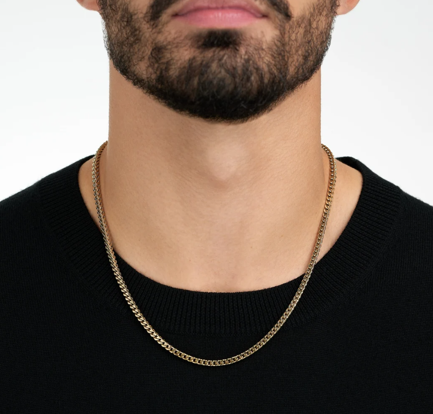 Picture of Fashion Steel Chain For Men - Gold