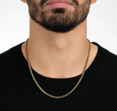 Picture of Fashion Steel Chain For Men - Gold