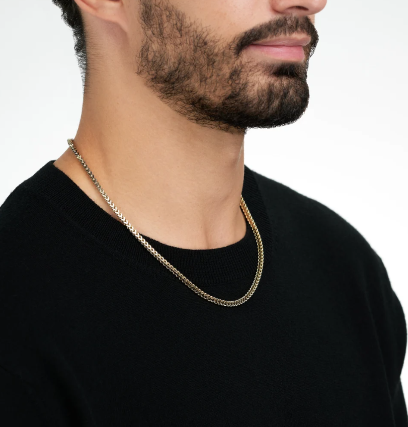 Picture of Fashion Steel Chain For Men - Gold