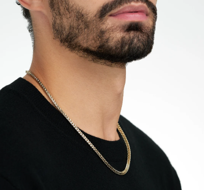 Picture of Fashion Steel Chain For Men - Gold