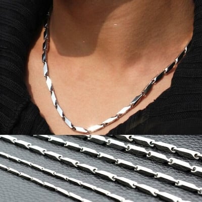 Picture of Silver Ricce Chain For Man & Women - Silver