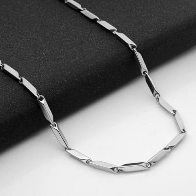 Picture of Silver Ricce Chain For Man & Women - Silver