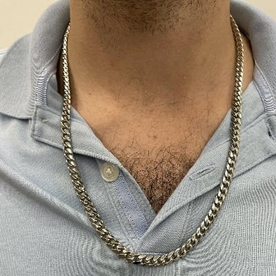 Picture of Silver Link Chain For Man & Women - Silver
