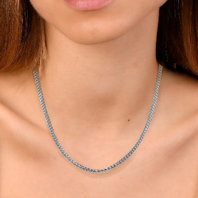 Picture of Silver Link Chain For Man & Women - Gold