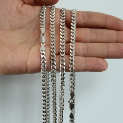 Picture of Neck Chain Design For Male - Silver