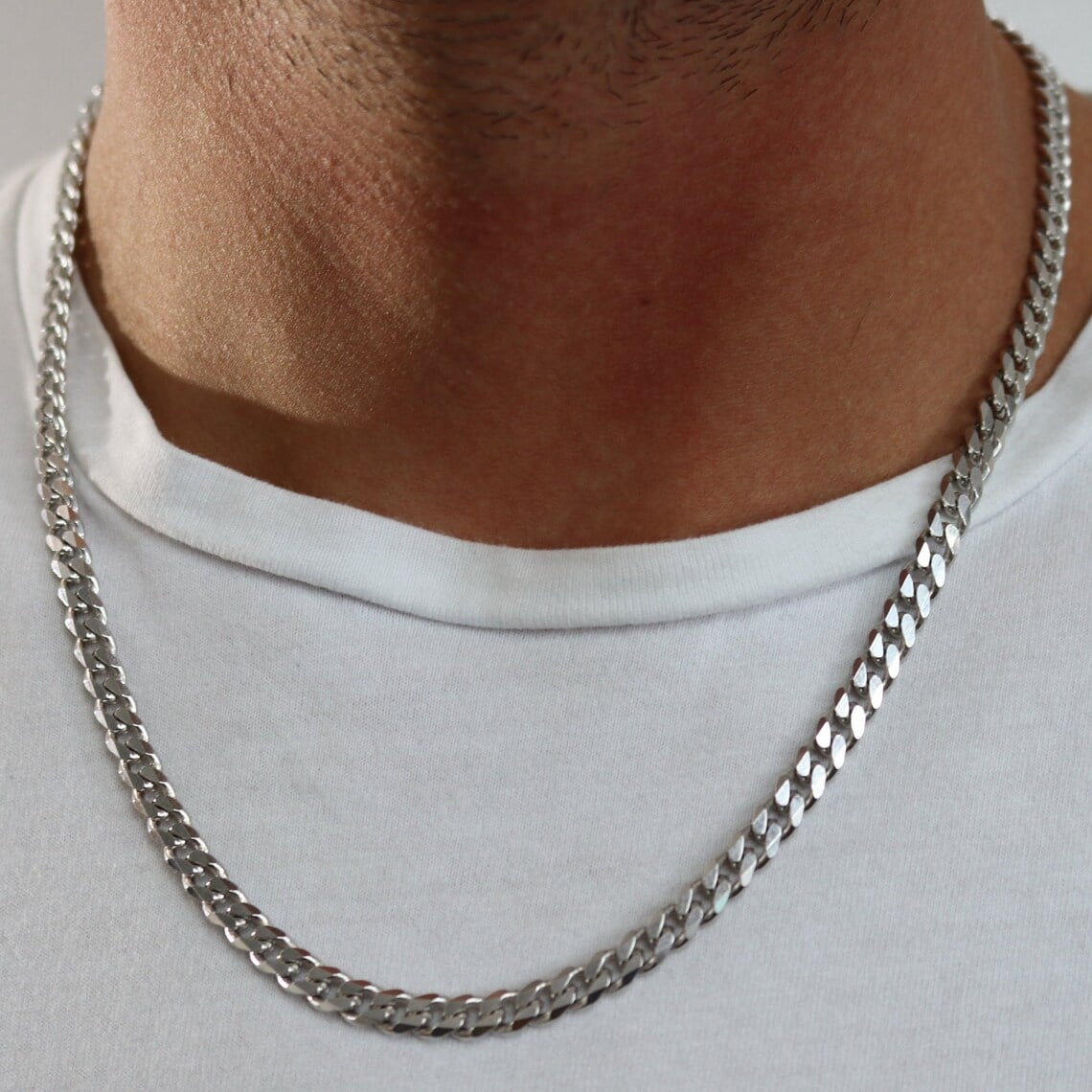 Picture of Neck Chain Design For Male - Silver