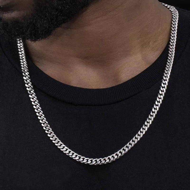 Picture of Neck Chain Design For Male - Silver