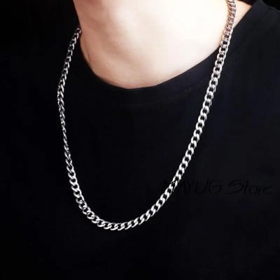 Picture of Chain Necklace For Men - Silver