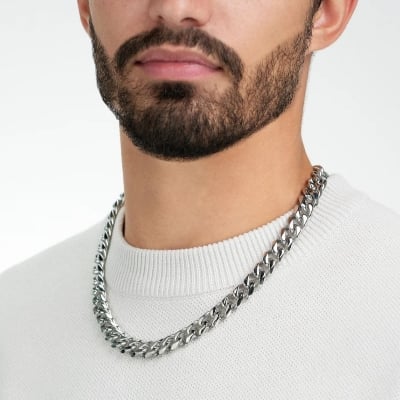 Picture of Romantic Stainless Steel Fashion Man's Chain - Silver