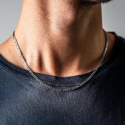 Picture of Neck Chain Design For Male - Silver
