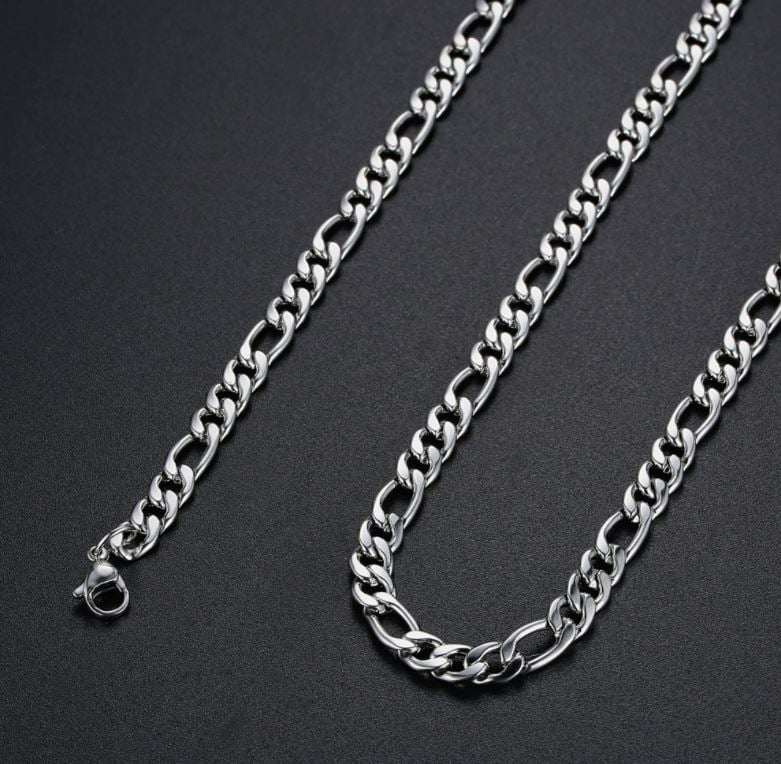 Picture of Men's Curb Chain Necklace Sterling Silver - Silver