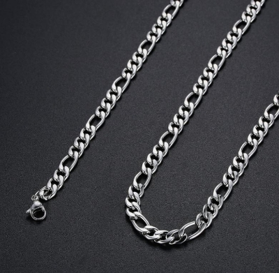 Picture of Men's Curb Chain Necklace Sterling Silver - Silver