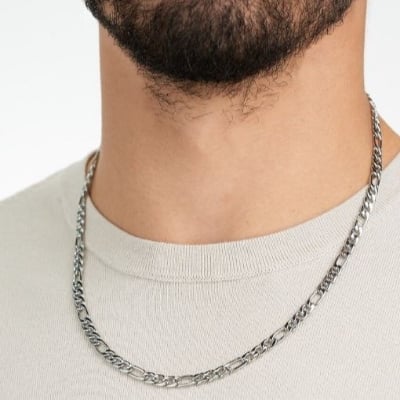Picture of Fashion Steel Chain For Men - Silver