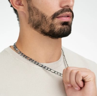 Picture of Chain Necklace For Men - Silver