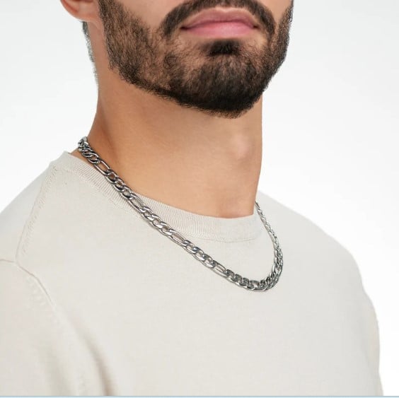 Picture of Chain Necklace For Men - Silver