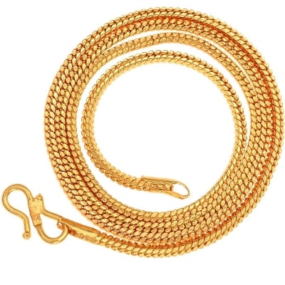 Picture of 100% Stainless Steel Golden Chain For Men - Silver