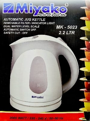 Picture of Miyako 2.2 Liter Electric Kettle MJK-5023 Multicolor