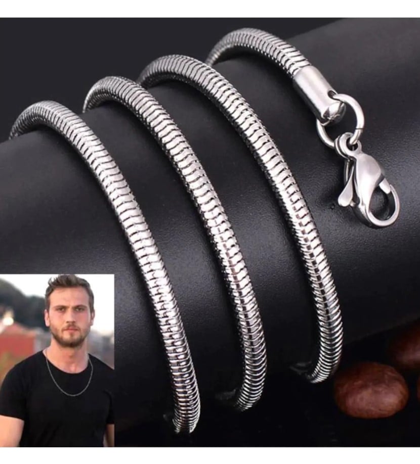 Picture of Neck Chain Design For Male - Silver