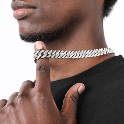 Picture of Silver Fashionabl Stone Chain For Women - Silver
