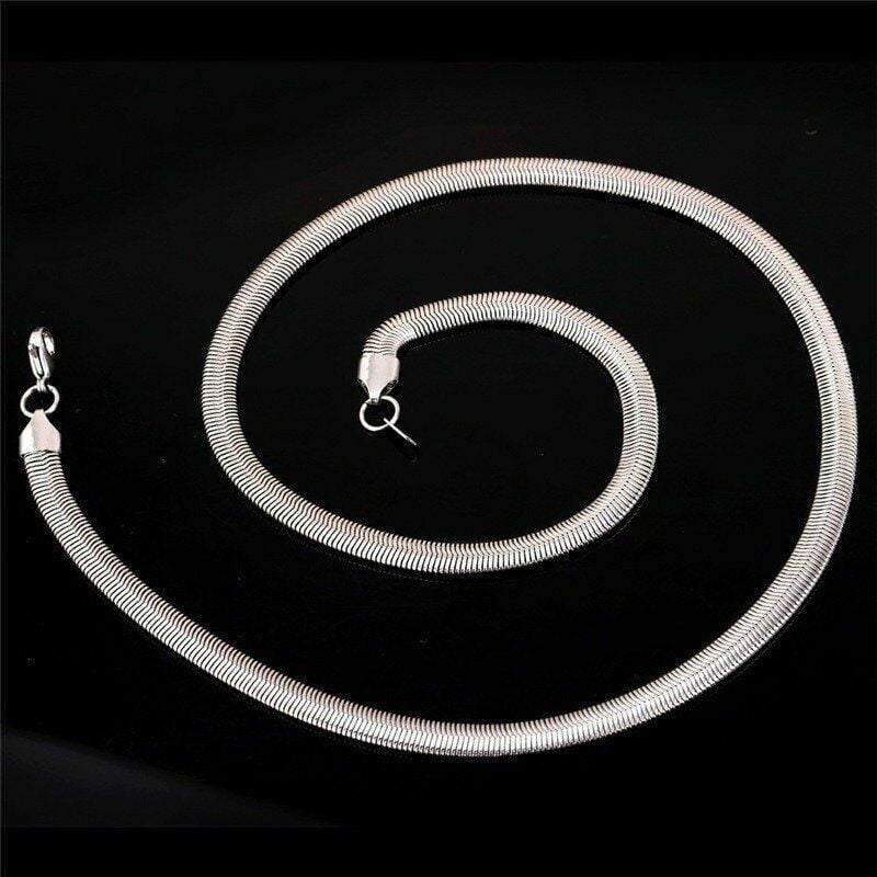 Picture of Fashionabl Silver Metal Snake Chain For Men & Women - Silver