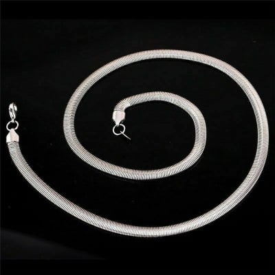 Picture of Fashionabl Silver Metal Snake Chain For Men & Women - Silver