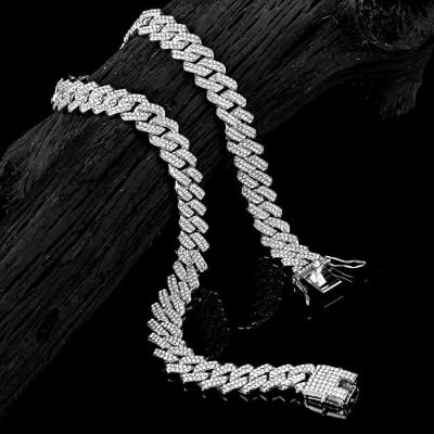Picture of Stylish Silver Fashionabl Stone Chain For Women - Silver