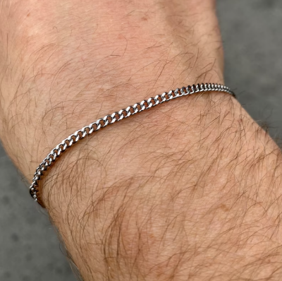 Picture of Men's Powerful Stainless Steel Bracelet - Silver