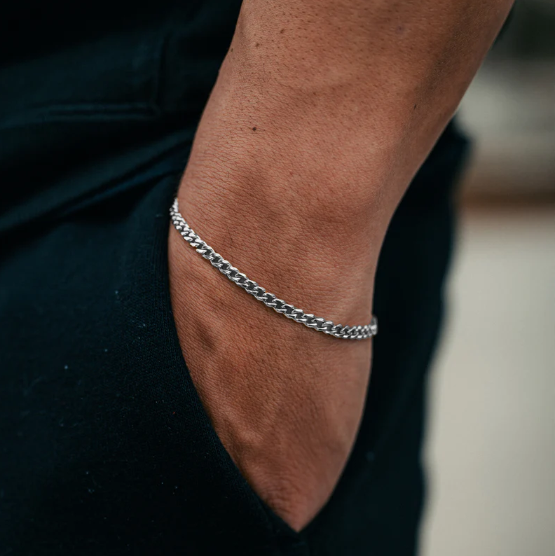 Picture of Men's Powerful Stainless Steel Bracelet - Silver