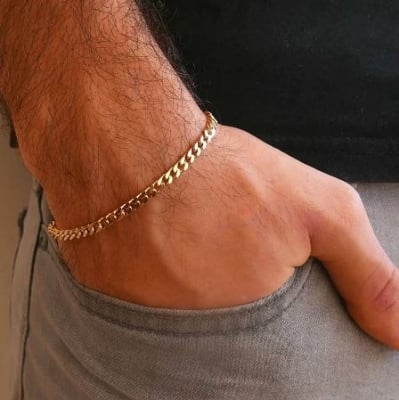 Picture of Fashion Charming simple Gold Chain Bracelets - Gold