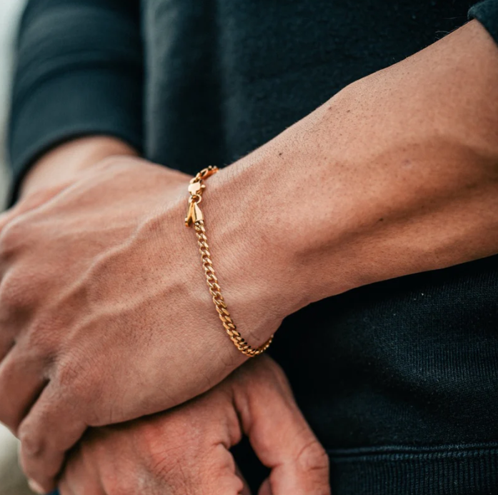 Picture of Fashion Charming simple Gold Chain Bracelets - Gold