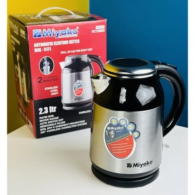 Picture of 2.3 Litre Miyako Automatic Electric Kettle  MJK-S171  Made in Malaysia Multicolor